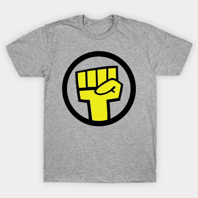 yellow hand T-Shirt by ade05